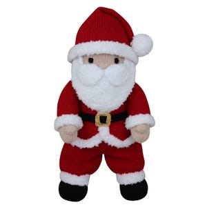 Traje de Papá Noel: teje un osito de peluche