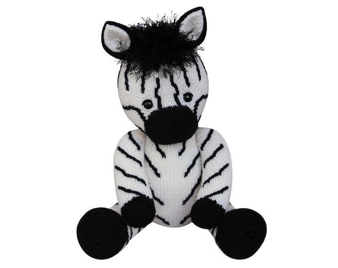 Knit a Teddy Zebra
