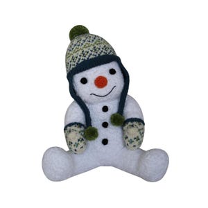 Knit a Teddy Snowman
