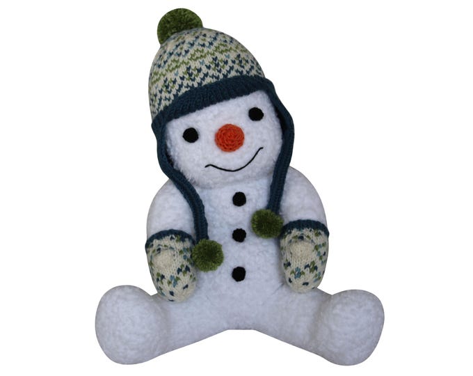 Knit a Teddy Snowman