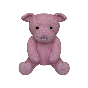Teje un cerdito de peluche