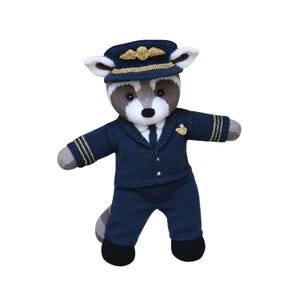 Knit a Teddy Outfit Pilot Uniform