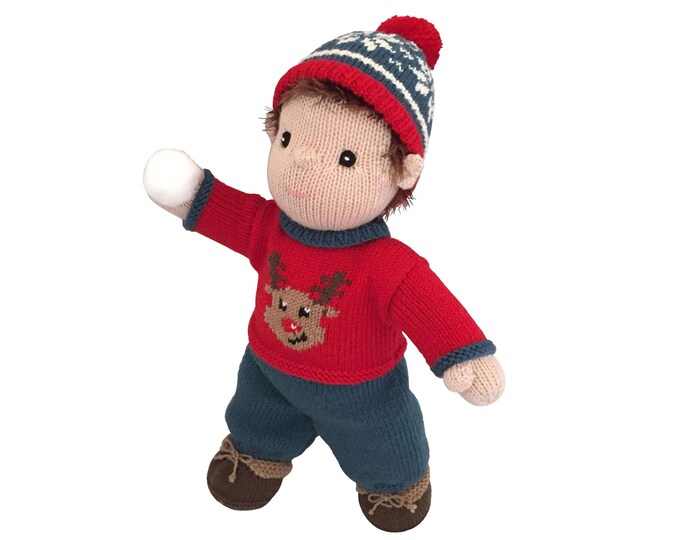 Knit a Teddy Christmas Jumper Outfit