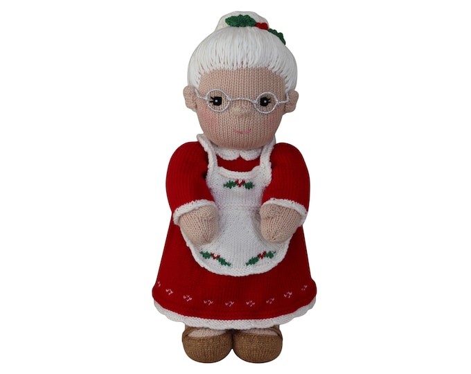 Knit a Teddy Outfit Mrs Claus