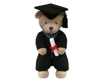 Knit a Teddy Outfit Graduation Gown