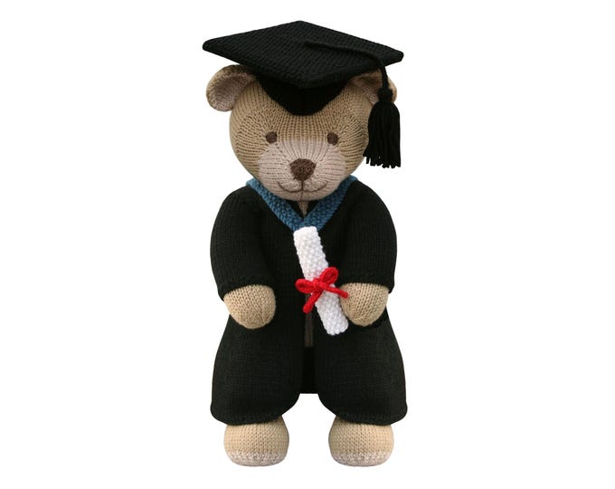 Knit a Teddy Outfit Graduation Gown