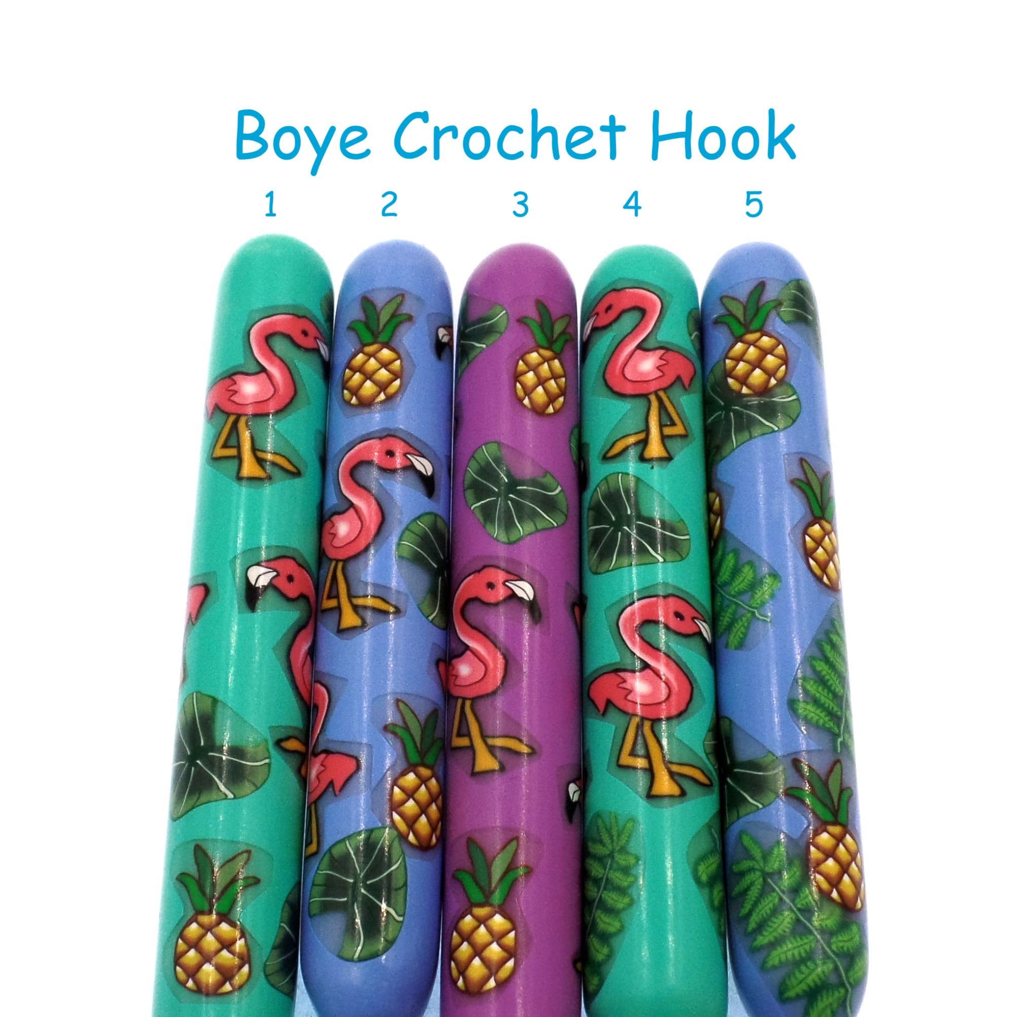 BULK BUY Boye Crochet Hooks B, C, D, E, F, G, H, I, J, K, L, N