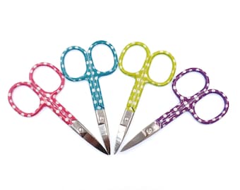 Colorful Stainless Steel Scissors, Crochet Scissors, Embroidery Scissors, Knitting Scissors, Craft Scissors
