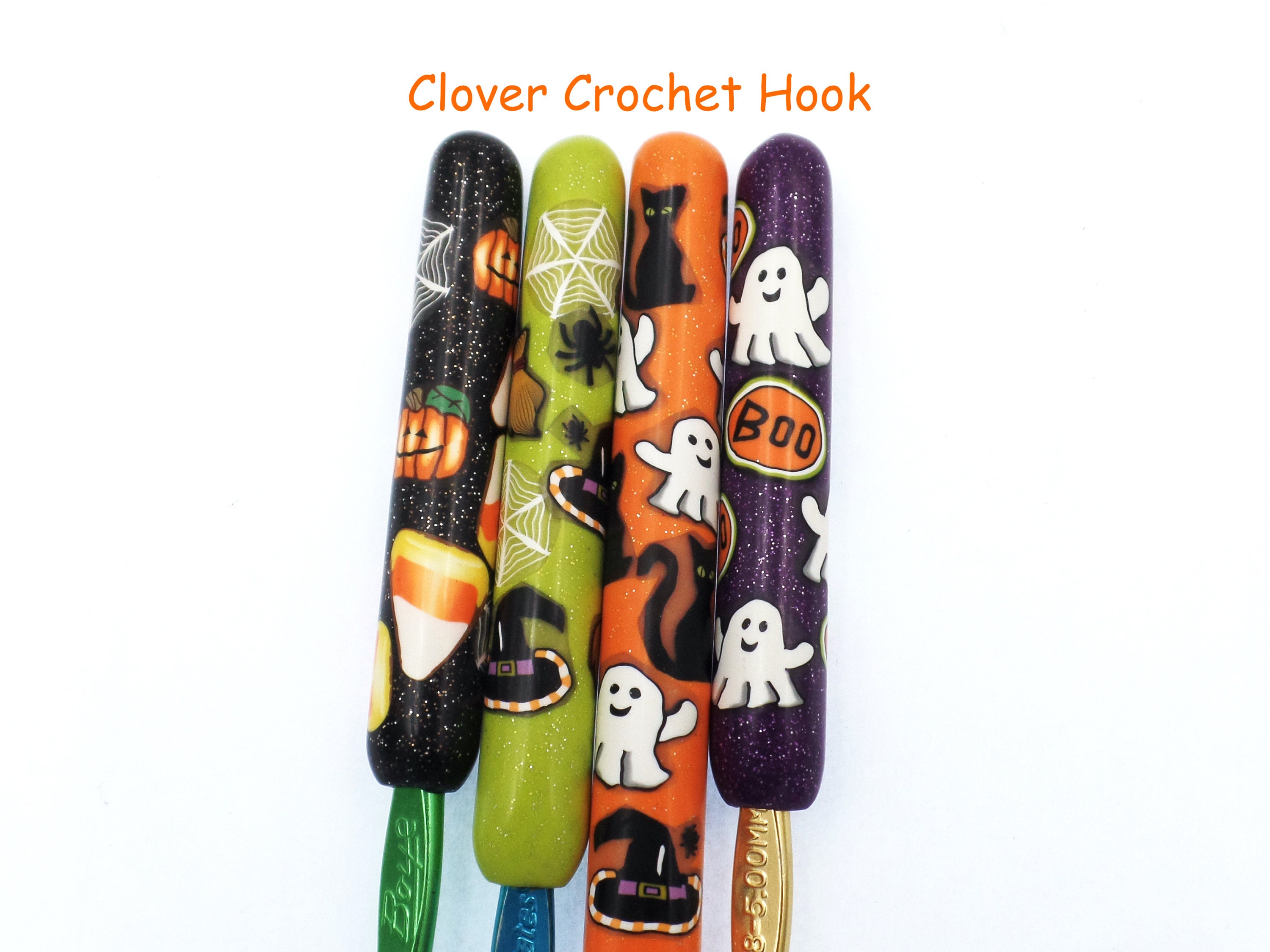 Clover Amour Soft Touch Crochet Hook Coloured All Sizes 0.6mm to 15mm  Knitting