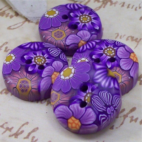Handmade Polymer Clay Buttons