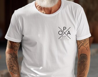 Perfektes Vatertagsgeschenk Personalisiert Mit Jahr Und Namen, Papa Opa Geburtstagsgeschenk, Männermode Der Coolsten Väter Großväter