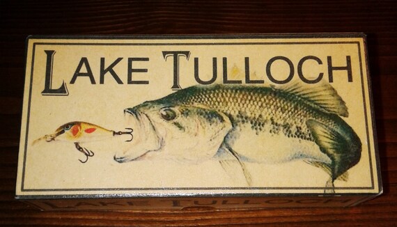 Lake Tulloch Lake House Decor Fishing Lure Boxes