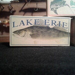 Lake Erie fishing lure boxes decor lake house cabin image 5