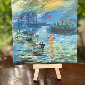 Inspiration from Claude Monet’s Impression Sunrise