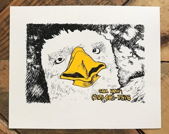 Eagleman Screen Print