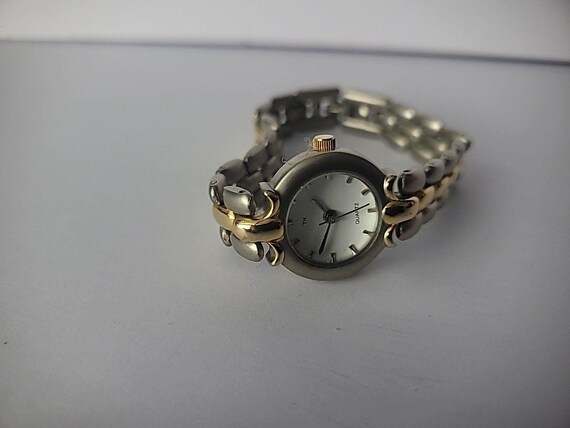 Vintage TN Wristwatch Watch Womens Gold Tone Silver Tone Skeleton Analog Jewelry ? ??? ???????? ?? ?????? ???????  main image 4
