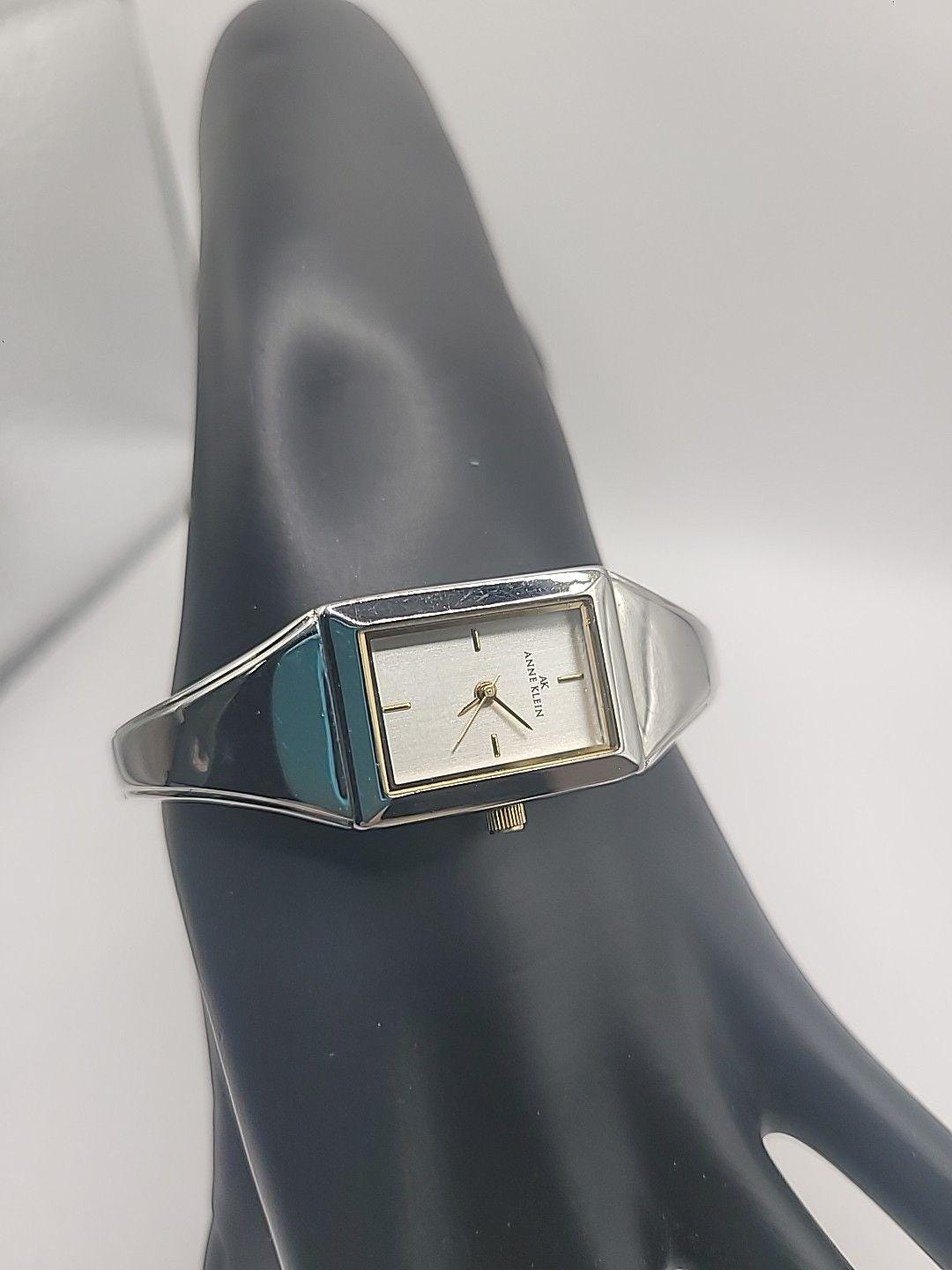 NWT VTG Anne Klein AK Silver Tone Stainless Steel Bracelet Watch Anne Klein Women main image 4