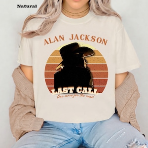 Alan Jackson Last Call Tour shirt, Country Concert Tee, One More for the Road Finale 2025 Nashville T-shirt, retro muziek graphic Tee