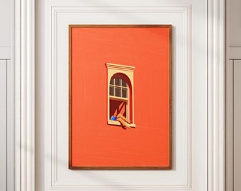 Maximalist Book Lover Digital Download: Sunny Dopamine Home Decor
