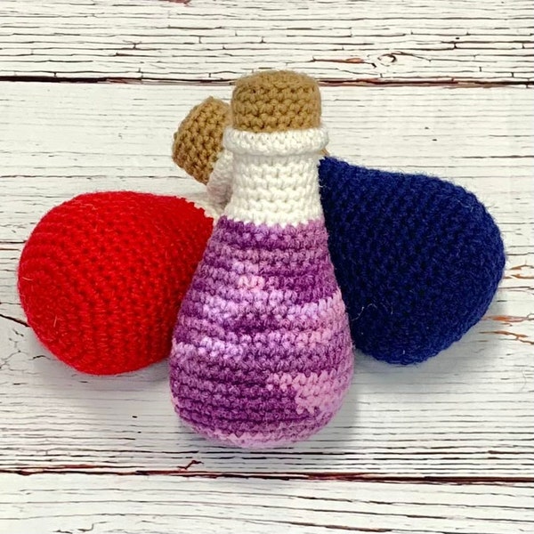 CROCHET PATTERN ONLY - Magic Potion Bottle Crochet Pattern Only