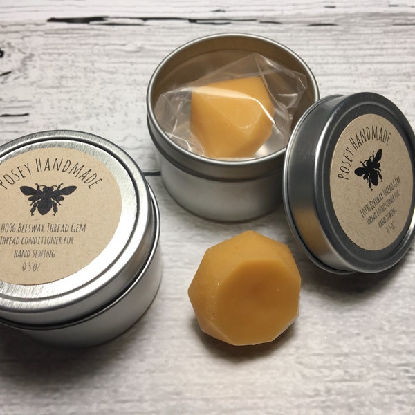 Pure beeswax thread conditioner