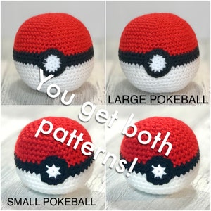 CROCHET PATTERN ONLY The balls that help you catch them all - pattern only not a finished item