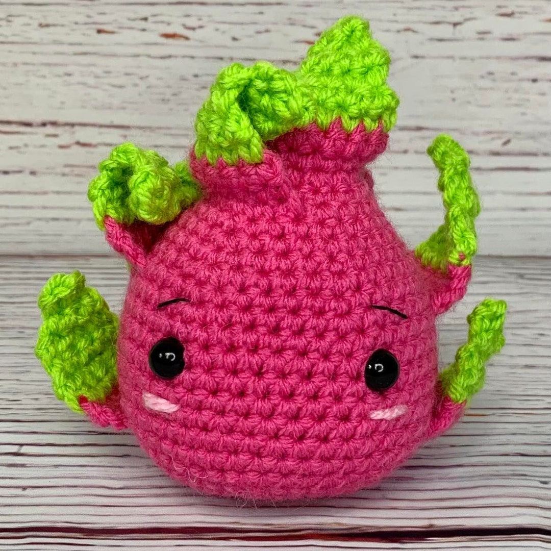 CROCHET PATTERN ONLY Crochet Pattern Dragon Fruit Plush Etsy