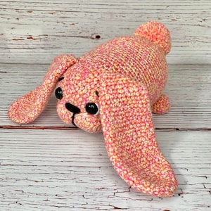 CROCHET PATTERN ONLY Poppy the Huggy Bunny Rabbit Amigurumi
