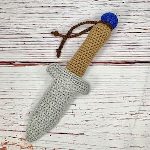 CROCHET PATTERN ONLY D@gger, D&D, Cosplay