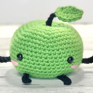 CROCHET PATTERN ONLY Apple Friend - not a finished item - Crochet pattern