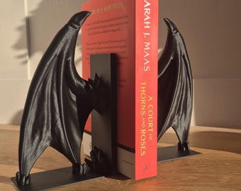 Sujetalibros con alas / ACOTAR / Una Corte de Rosas y Espinas / Sujetalibros de fantasía impresos en 3D