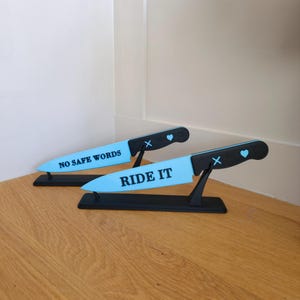 Lights Out Inspired Decorative Knife | Dark Romance Gift | 3D Printed