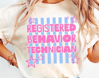 RBT Shirt, Comfort Colors Registered Behavior Technician T-Shirt, ABA Therapy Tshirt, Behavioral Analysis Therapist Crewneck,Future BCBA Tee