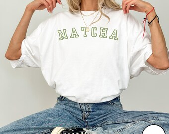 Comfort Colors Matcha T-shirt, Minimalist Matcha Shirt, Matcha Tea Lover Tee, Matcha Lover Gift, Matcha Shirt, Matcha Latte Shirt