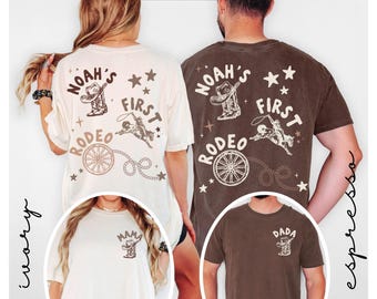 First Rodeo Birthday Shirts, Matching Family Western Birthday Tees, My First Rodeo Shirt, Cowboy Cowgirl 1st Birthday Outfit