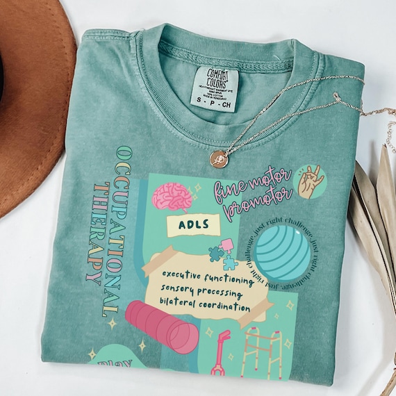 Occupational Therapy Shirt, Comfort Colors Occupational Therapist T-Shirt, OT Assistant Tee, COTA Shirt, Ot Gift Tee, Pediatric OT Shirt