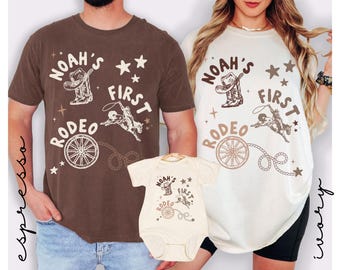 First Rodeo Birthday Shirts, Matching Family Western Birthday Tees, My First Rodeo Shirt, Cowboy Cowgirl 1st Birthday Outfit