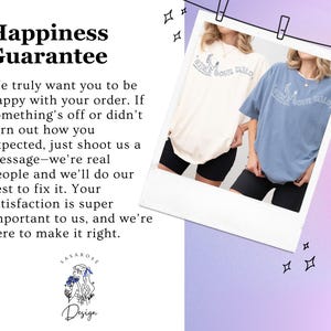 May include: Two short-sleeved t-shirts, one in cream and one in blue, each featuring a graphic print with the text 'GIRLS GONE MILD' and a small illustration. The shirts are worn with black shorts, presented in a polaroid-style frame with star icons.