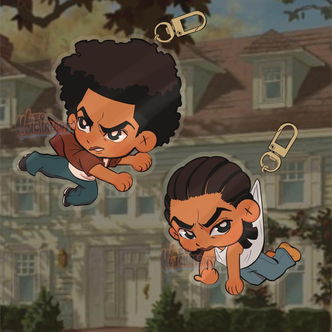 Boondocks Huey and Riley 2 In. Keychain - Etsy