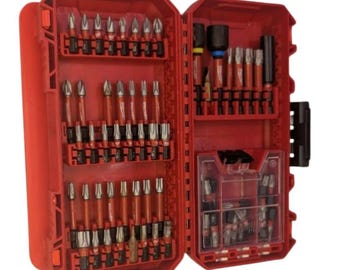 Milwaukee Shockwave Gen 2 Wall Mount | Bit Case Wall Mount | Tool Organizer | Screws included | Case not included