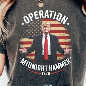 Operation Midnight Hammer PNG – B2 Stealth Bomber Military Design – Patriotic Veteran Sublimation – USA Freedom Digital Download