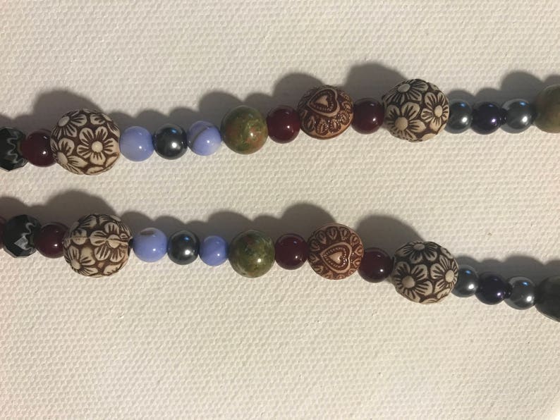 Mala Prayer Bead Necklace 108 Beads Prayer Mala ~ Mother Earth