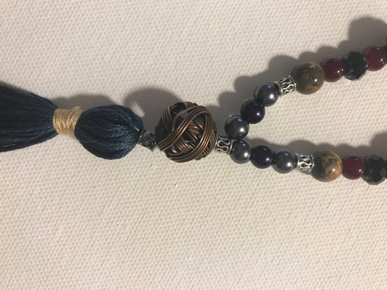 Mala Prayer Bead Necklace 108 Beads Prayer Mala ~ Mother Earth