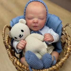 Darren 19&#39;&#39; Sleeping Reborn Baby Girl, Reborn Art Newborn, Bebe Reborn, Magnetic Pacifier, Certificate Included
