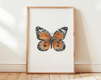 Butterfly Effect Poster: Watercolor Chaos Theory Art (digital