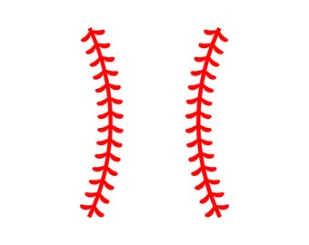 Baseball Stitches Svg, Baseball Laces Svg, Baseball Svg, Baseball Stitches Cut File, Baseball Stitches Vector, Baseball Laces Cut File