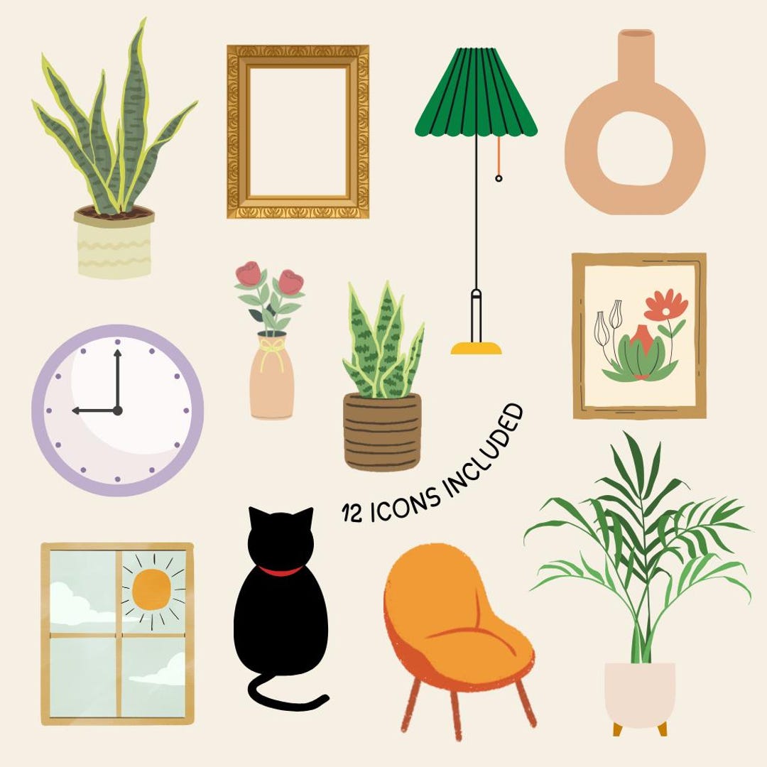 Comfy Cozy MacBook Folder Icons | MacBook Desktop Organizers - Etsy
