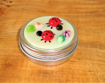 Fused Glass Trinket/Pill/Treasure Box  11207