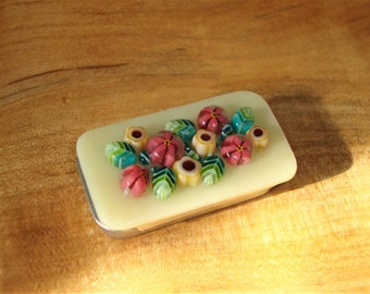 Fused Glass Trinket/Pill/Treasure Box  11272