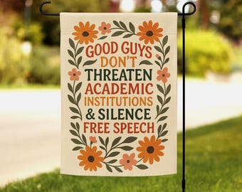 Anti Fascism Garden Flag, Democrat Yard Flag, Activism Yard Flag, Resist Fascism, Anti Oligarchy, Anti Trump Yard Art, Resist Garden Flag